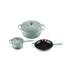 Signature Enameled Cast Iron 5-Piece Cookware Set