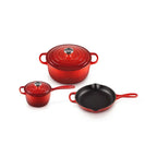 Signature Enameled Cast Iron 5-Piece Cookware Set