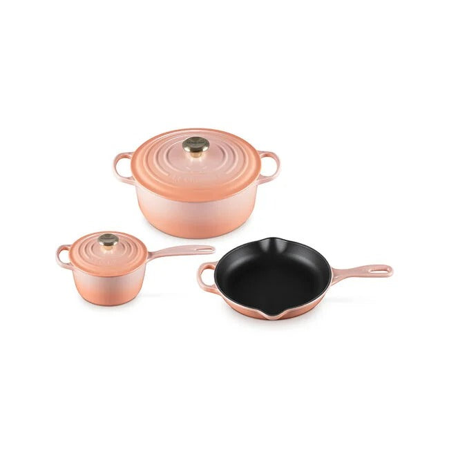 Signature Enameled Cast Iron 5-Piece Cookware Set