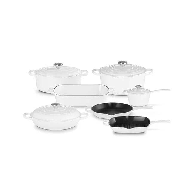 Signature Enameled Cast Iron 11-Piece Ultimate Cookware Set
