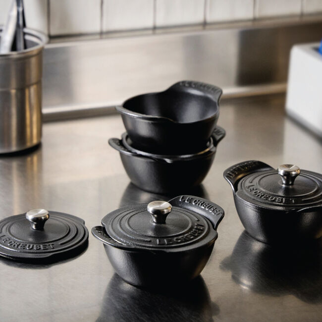 Gourmand Collection Cocotte with Lid, Set of 4